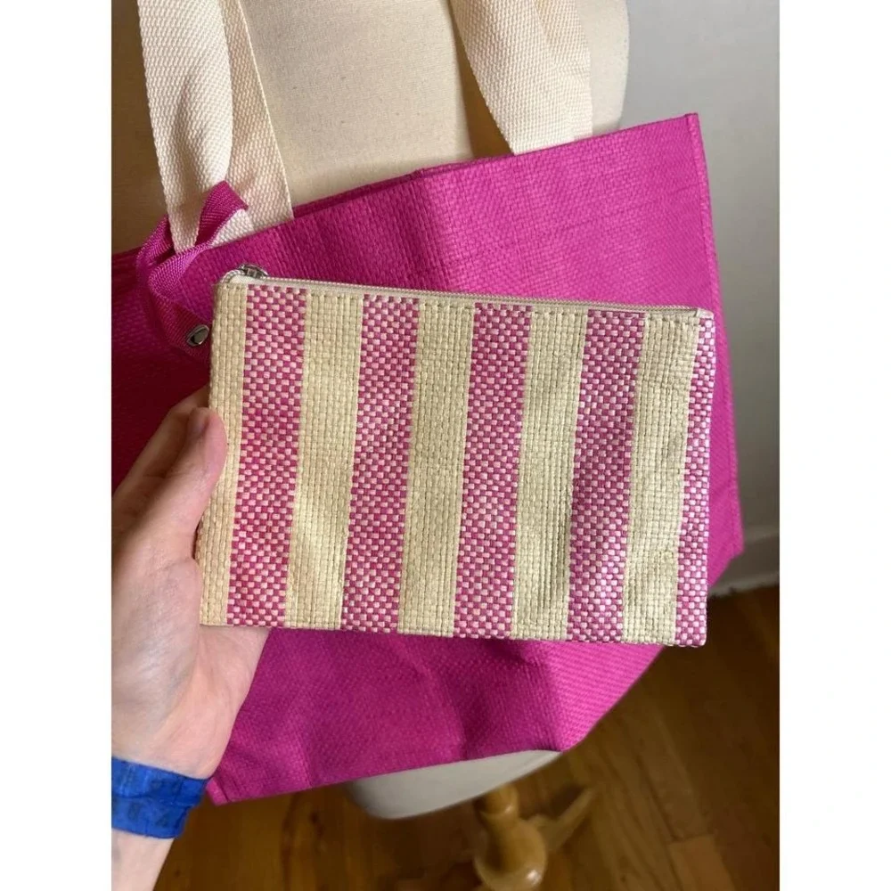Pink Mother's Day Tote Bag‎ and Wallet Set